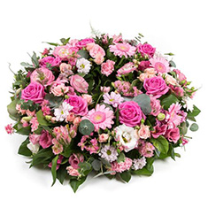 All The Pinks Loose Wreath